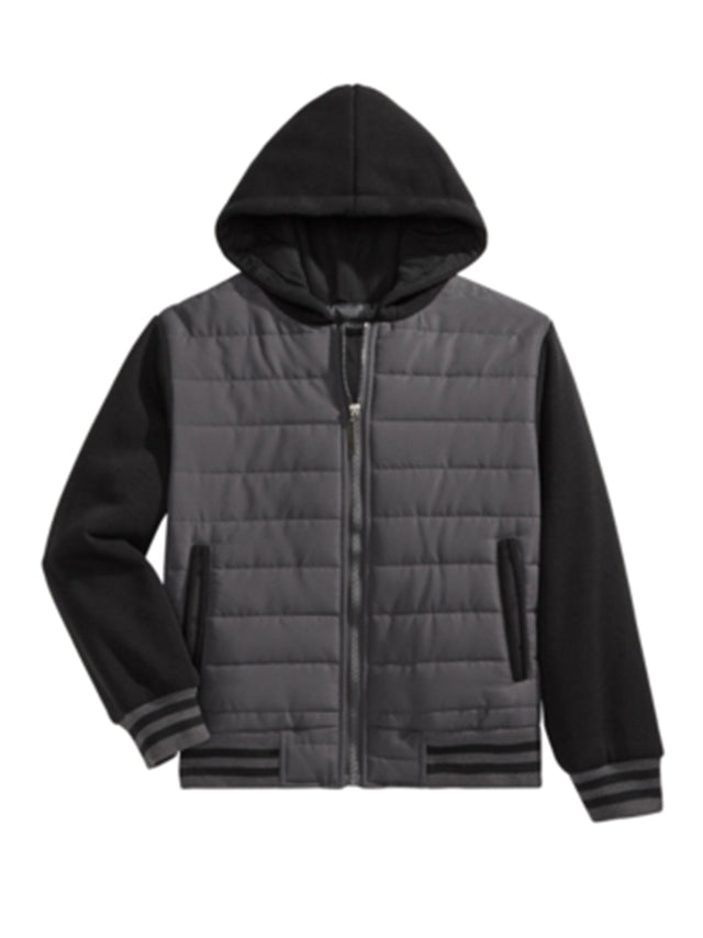 Image for Kids Boy's Colorblocked Jacket,Grey/Black