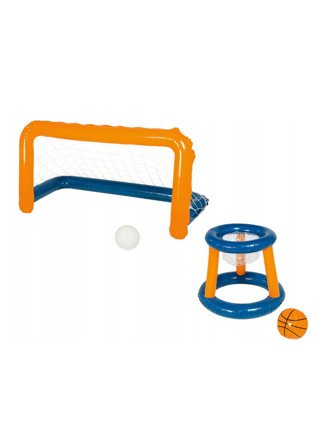 Image for Inflatable Basket & Goal