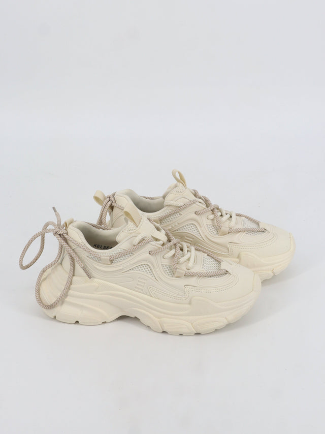Image for Women's Textured Running Shoes,Light Beige