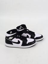 Image for Women's Brand Logo Embroidered High Sneakers,Black/White