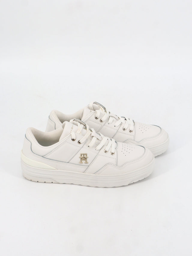 Image for Women's Brand Logo Printed Sneakers,White