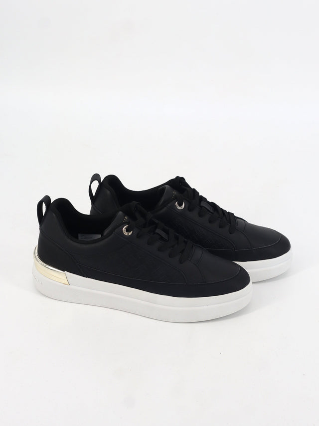 Image for Women's Brand Logo Printed Sneakers,Black