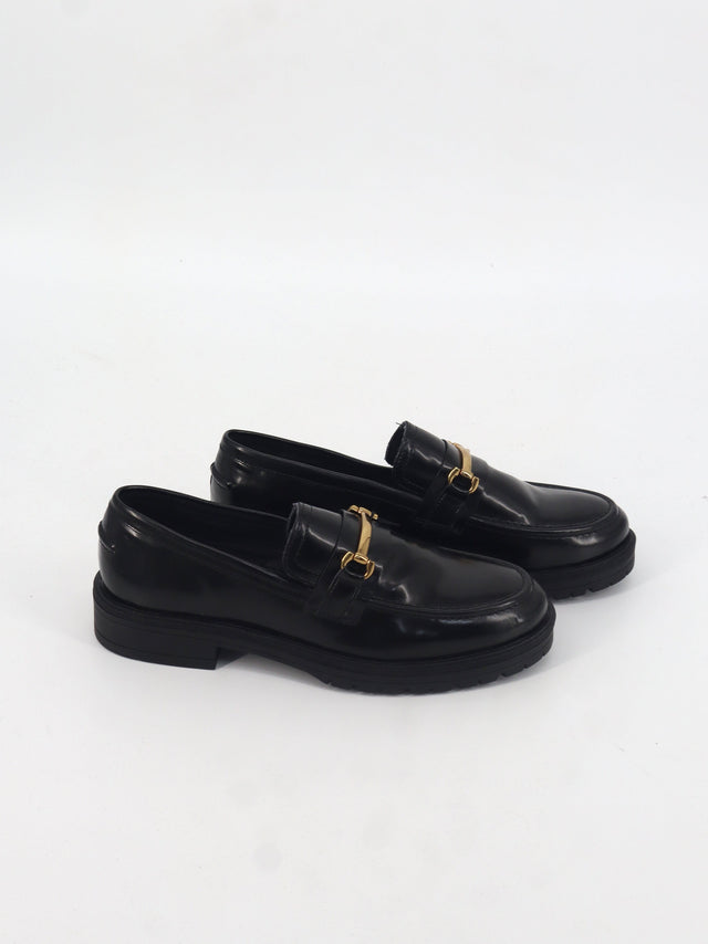 Image for Women's Plain Moccasin,Black