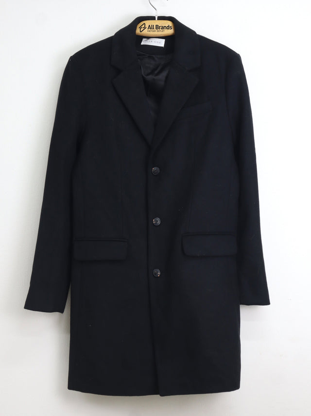 Image for Men's Plain Coat,Black