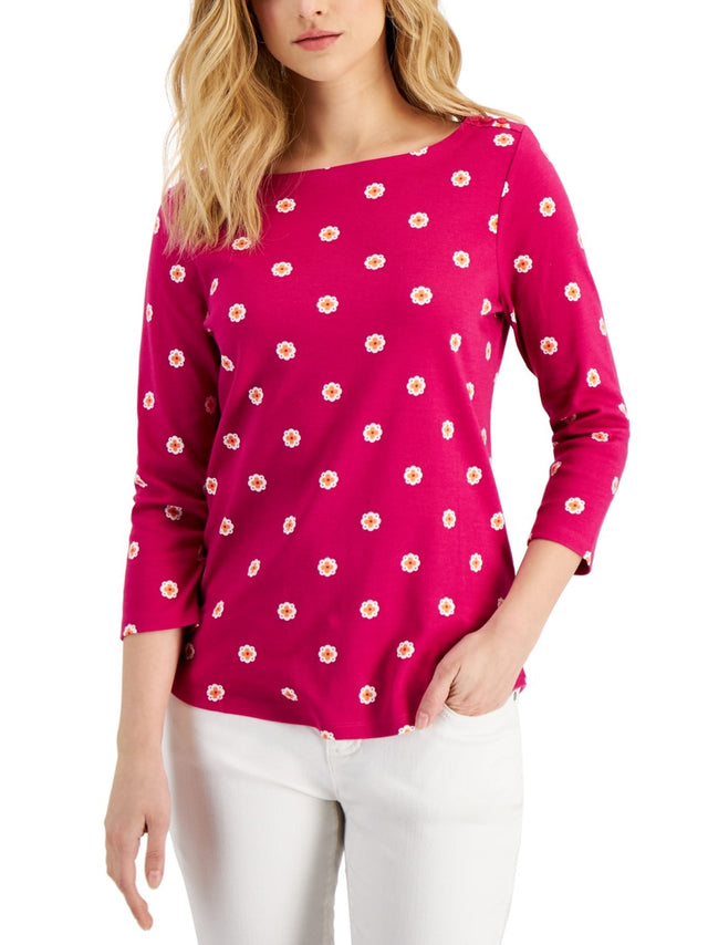 Image for Women's Dot Printed Top,Pink