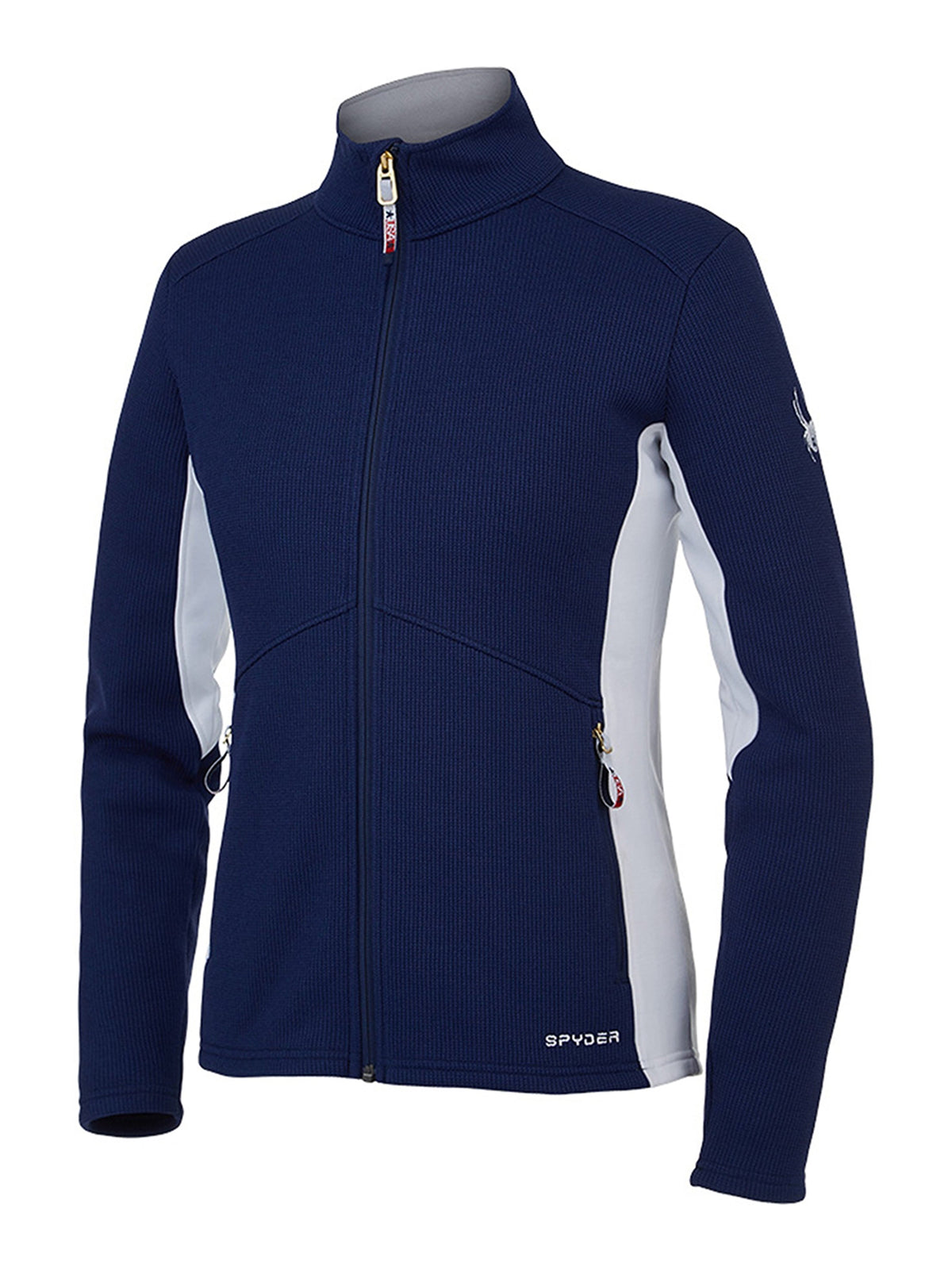 Image for Women's Colorblocked Jacket,Navy/White
