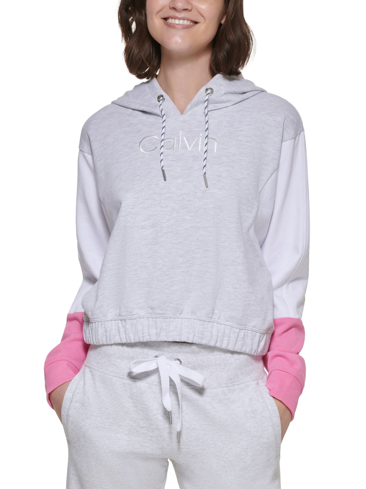 Image for Women's Brand Logo Embroidered Sport Hoodie,Multi