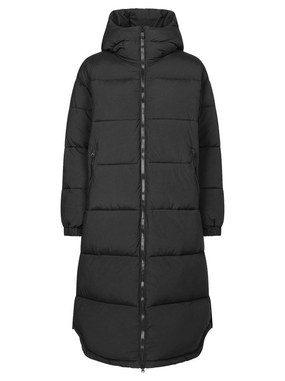 Image for Men's Plain Light Puffer Coat,Black