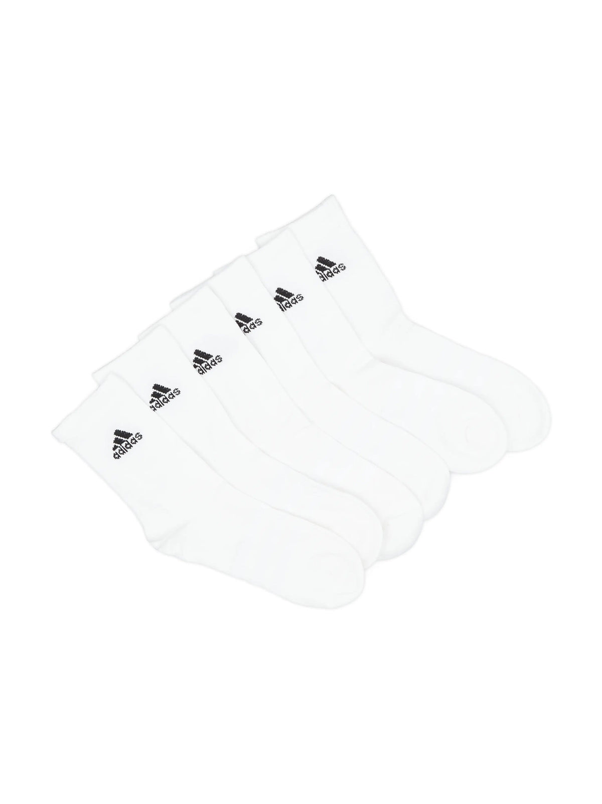 Image for Women's 3 Pairs Cushioned Crew Socks,White