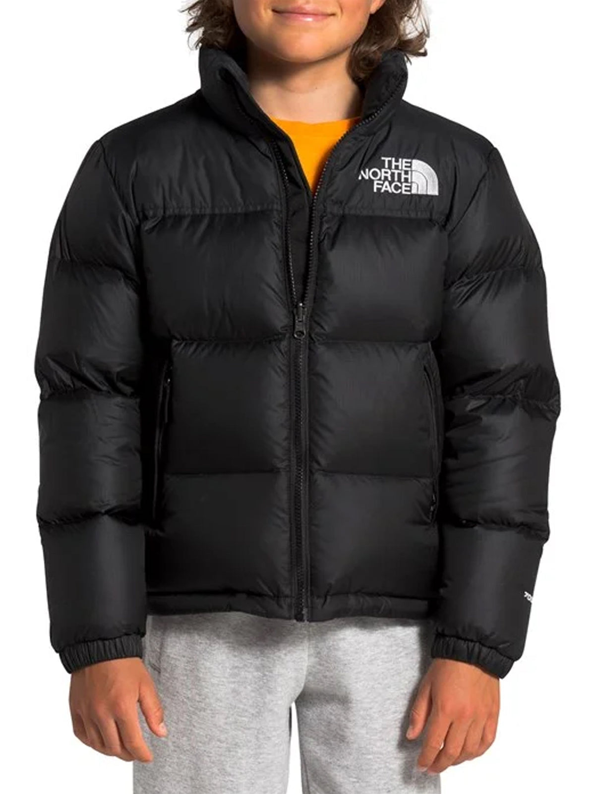 Image for Kids Boy's Brand Logo Embroidered Puffer Jacket,Black