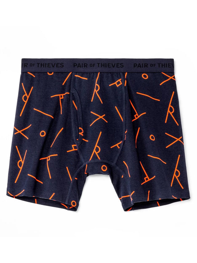 Image for Men's Printed Boxer,Navy