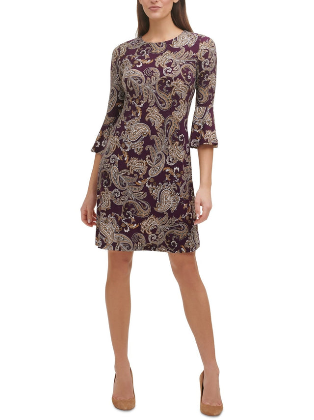 Image for Women's Paisley Printed Shift Dress,Multi