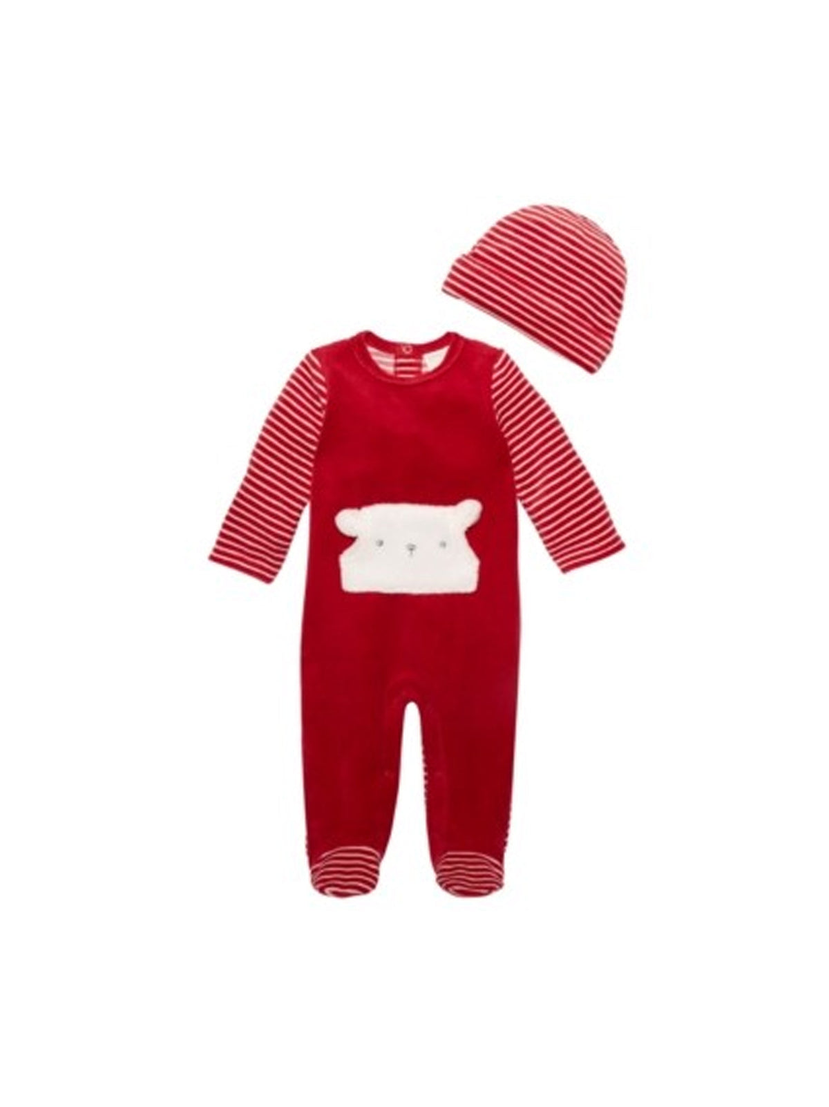 Image for Kids Boy's Striped Bodysuit,Red