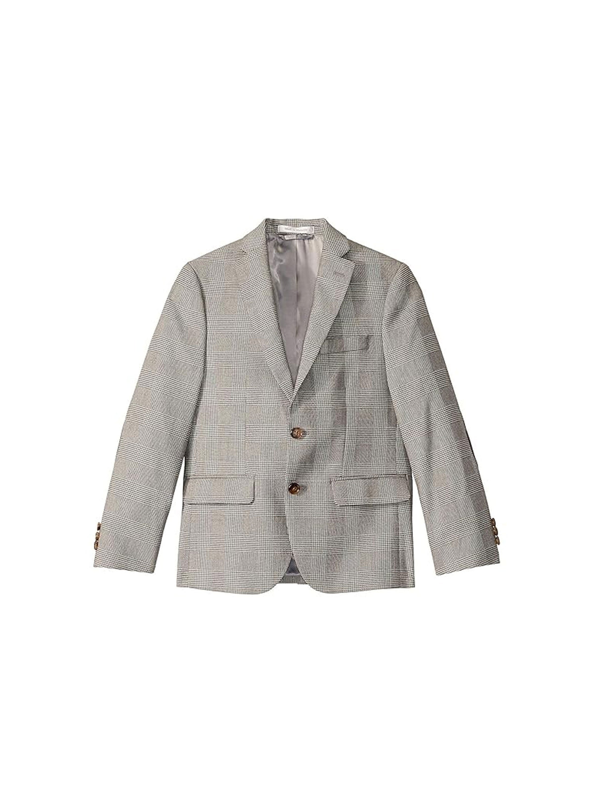 Image for Kids Boy's Plaid Blazer,Grey