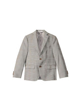 Image for Kids Boy's Plaid Blazer,Grey