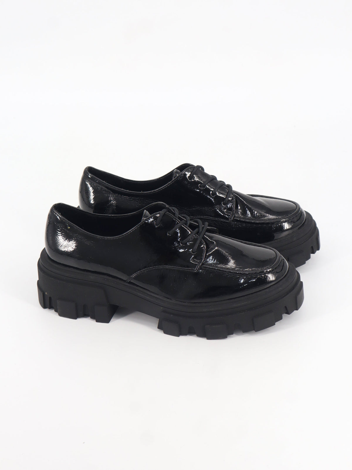 Image for Women's Patent Leather Shoes,Black