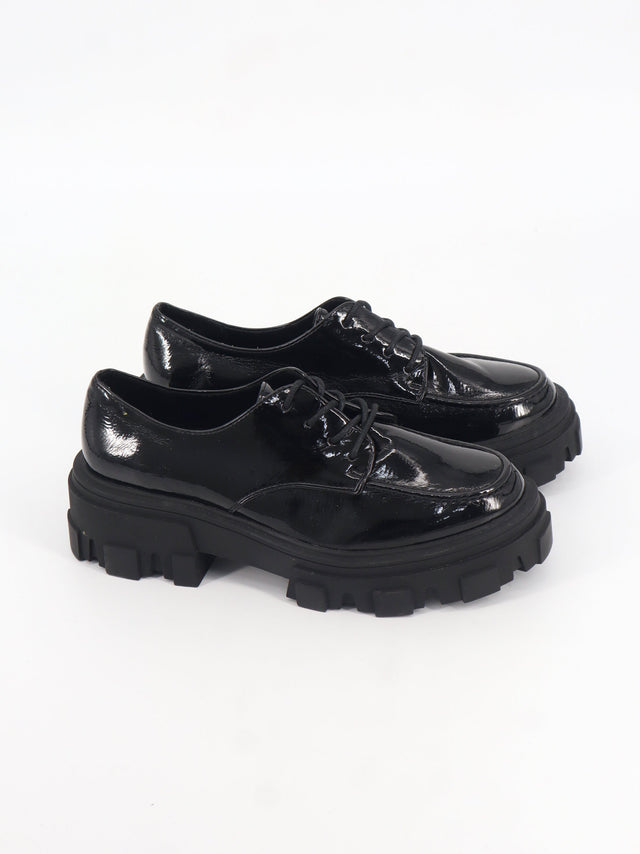 Image for Women's Patent Leather Shoes,Black