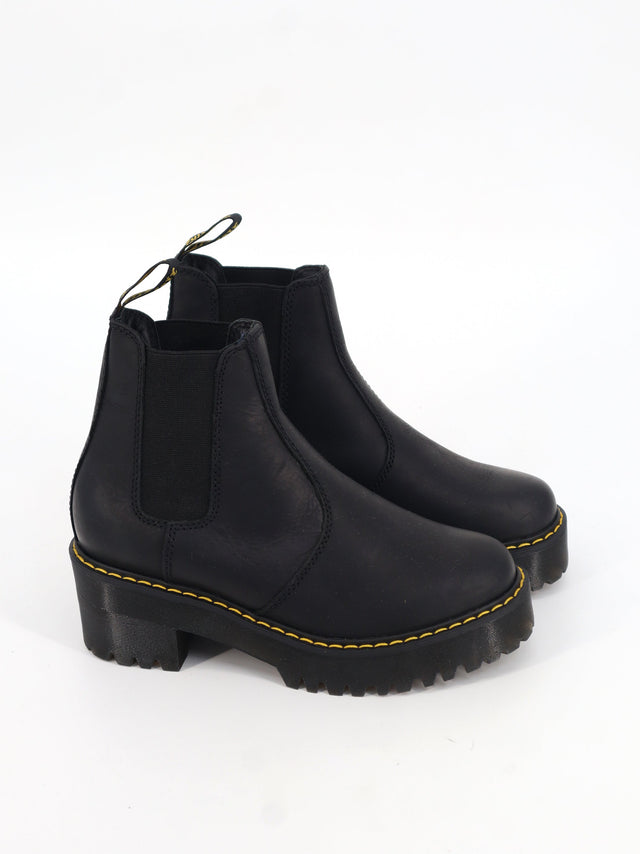 Image for Women's Plain Ankle Boots,Black