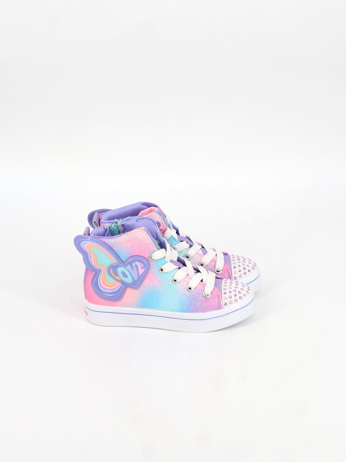 Image for Kids Girl's Beads Tie Dye High Sneakers,Multi