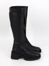 Image for Women's Plain Leather Boots,Black