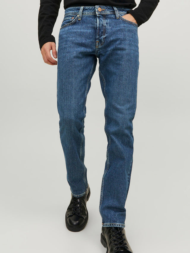 Image for Men's Washed Jeans,Blue