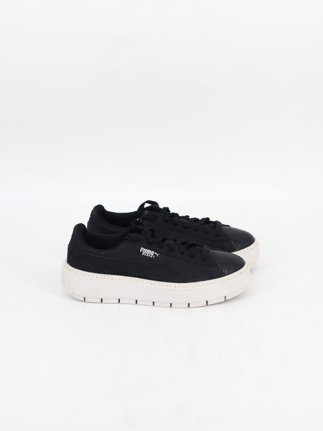 Image for Women's Brand Logo Printed Sneakers,Black