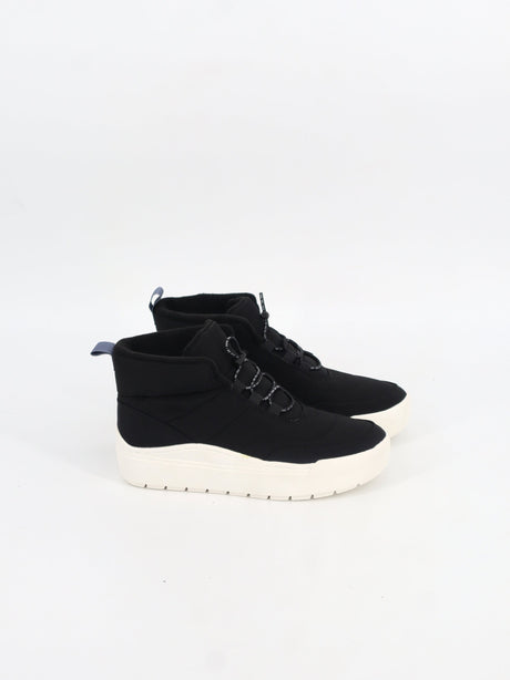 Image for Women's Plain High Sneakers,Black