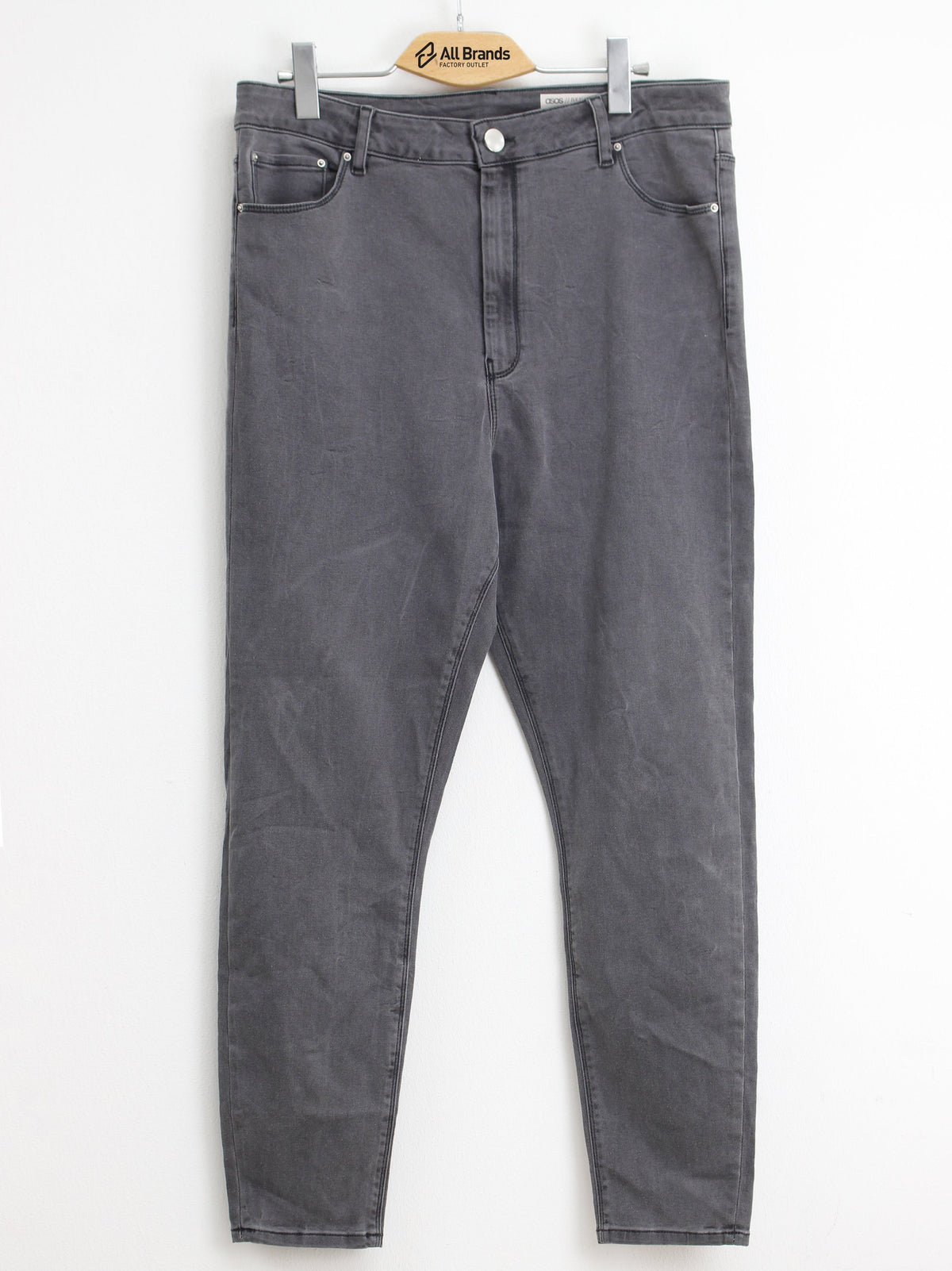 Image for Women's Plain Jeans,Grey