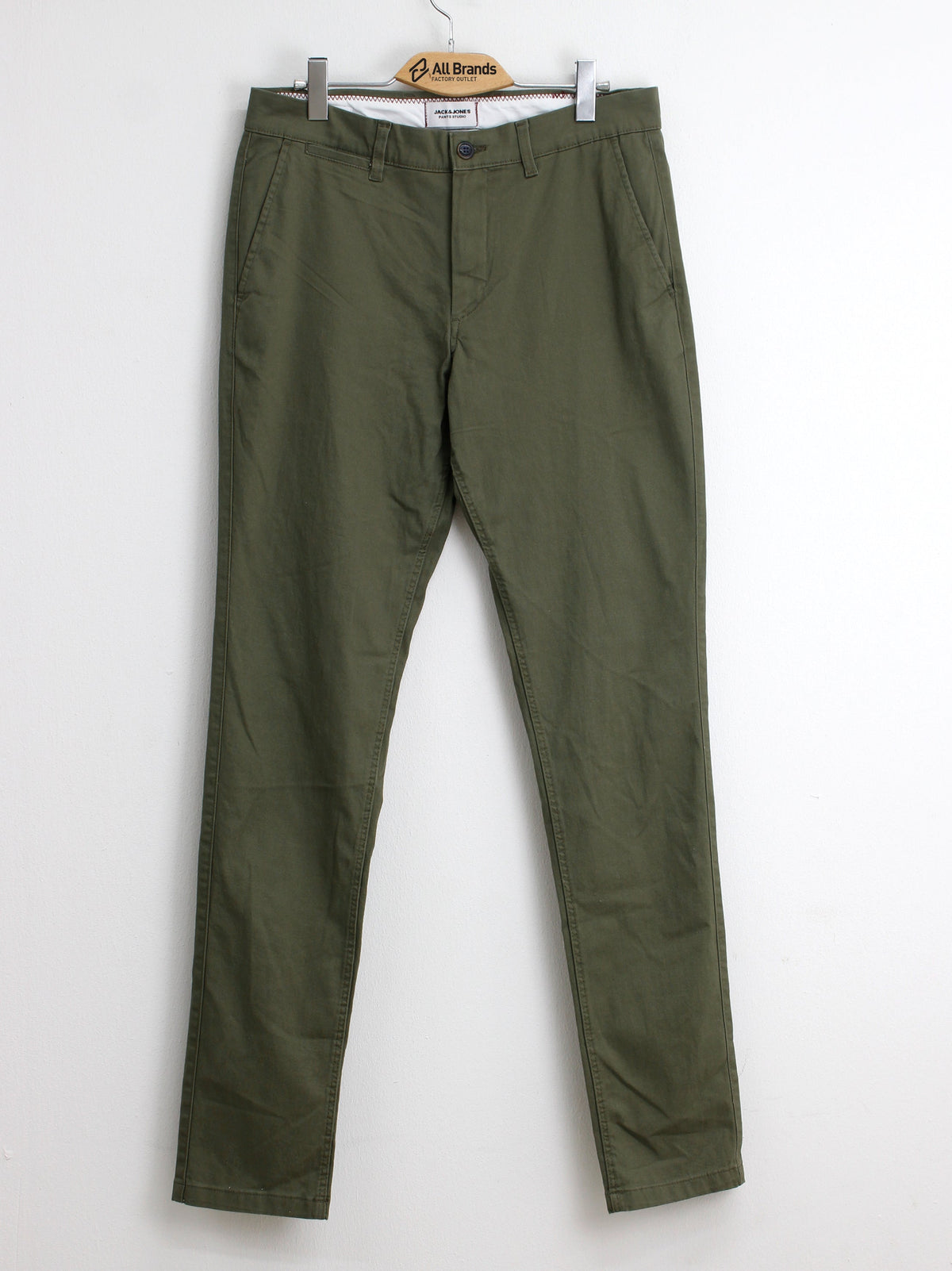 Image for Men's Plain Chino Pants,Olive