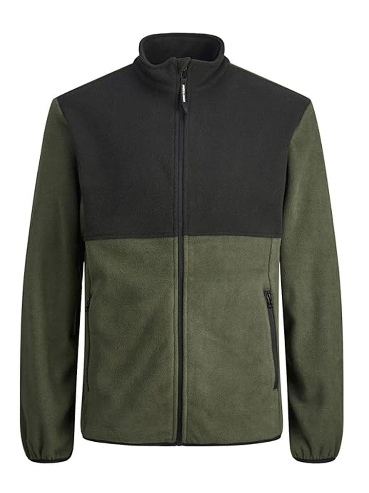 Image for Men's Colorblocked Jacket,Black/Olive