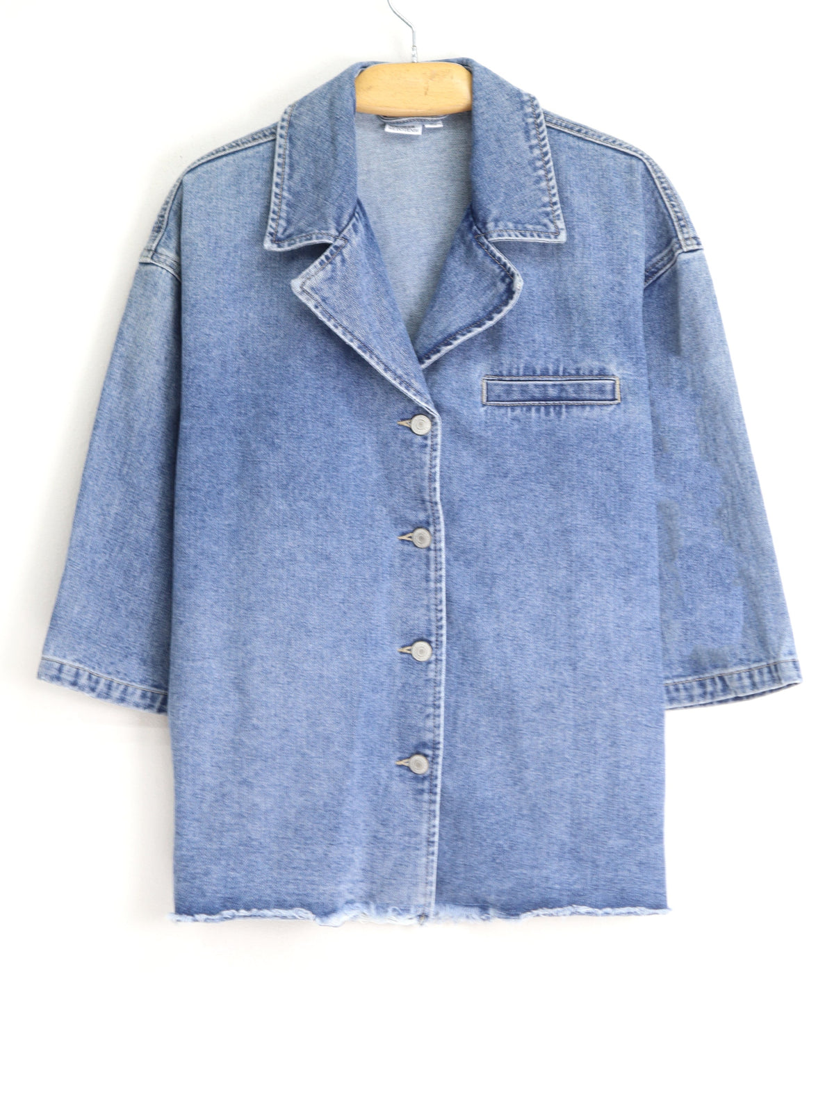 Image for Women's Washed Denim Jacket,Blue