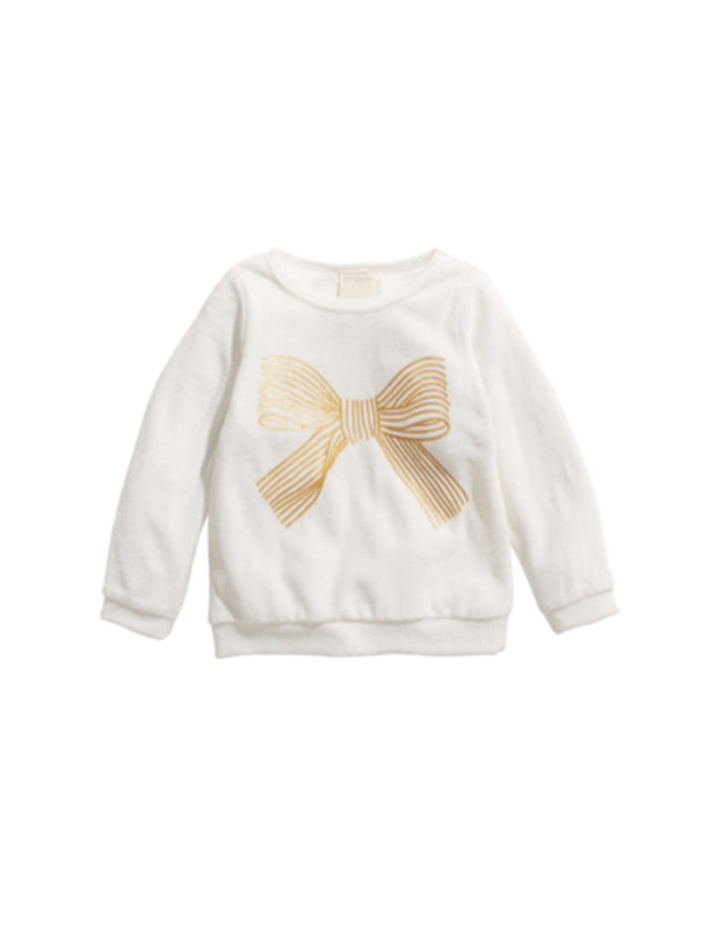 Image for Kids Girl's Graphic Printed Top,White