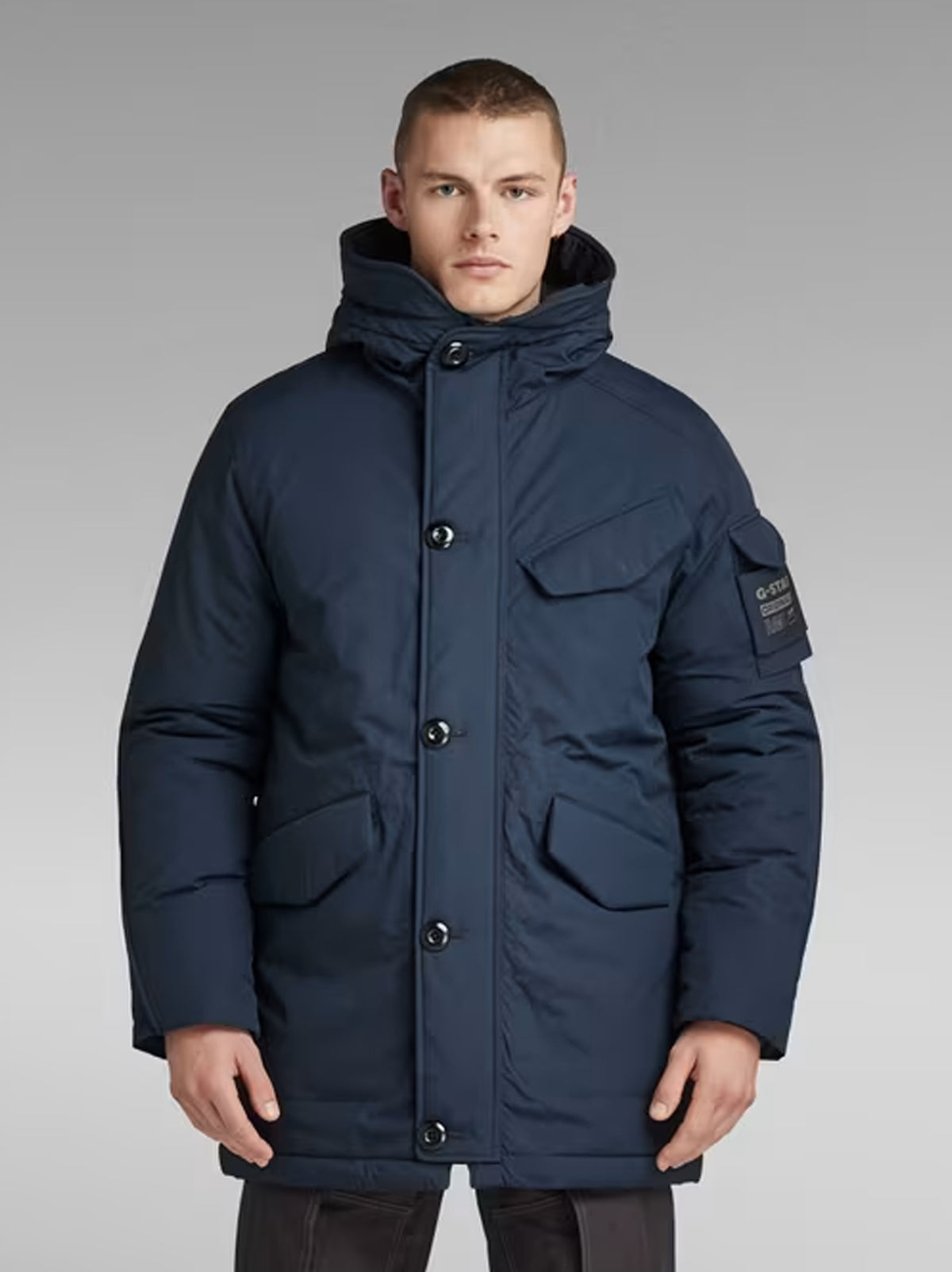 Men's Plain Jacket,Navy