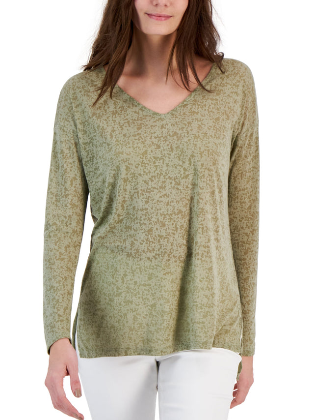 Image for Women's Printed Tunic,Light Green