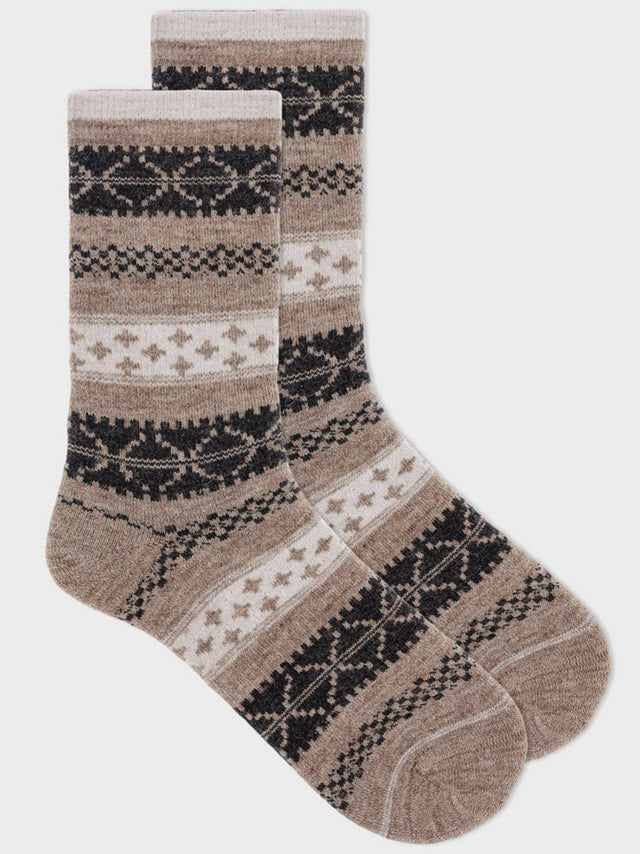 Image for Women's Printed Socks,Khaki