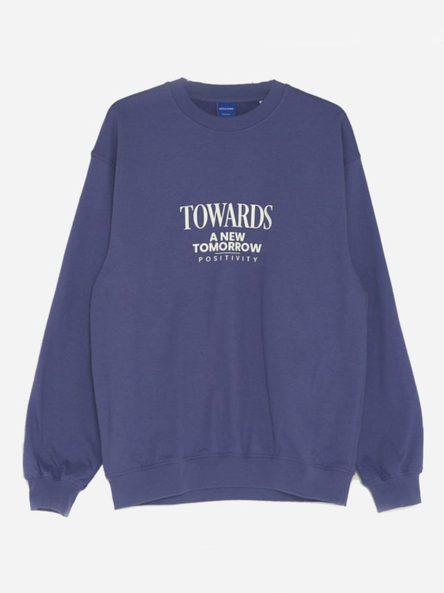 Image for Men's Printed Sweatshirt,Purple