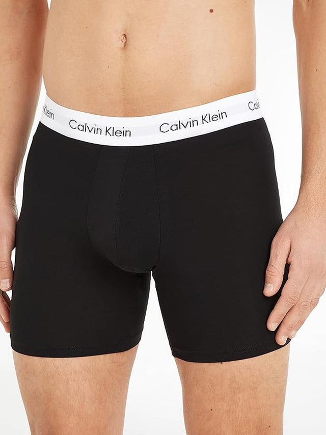 Image for Men's Brand Logo Printed Boxer,Black