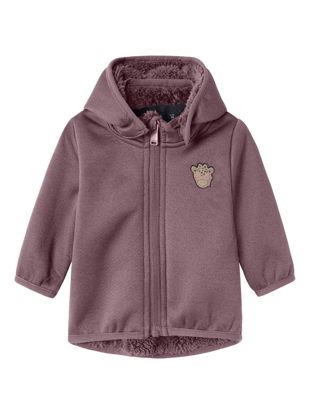 Image for Kids Girl's Zipped Up Hoodie,Burgundy