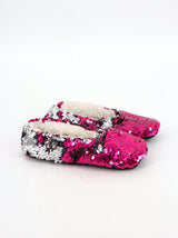 Image for Kids Girl's Sequined Slippers,Pink