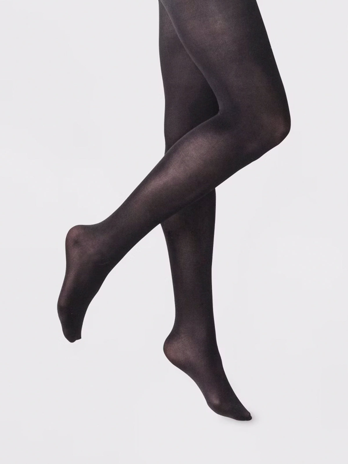 Image for Women's Plain Opaque Tights,Black