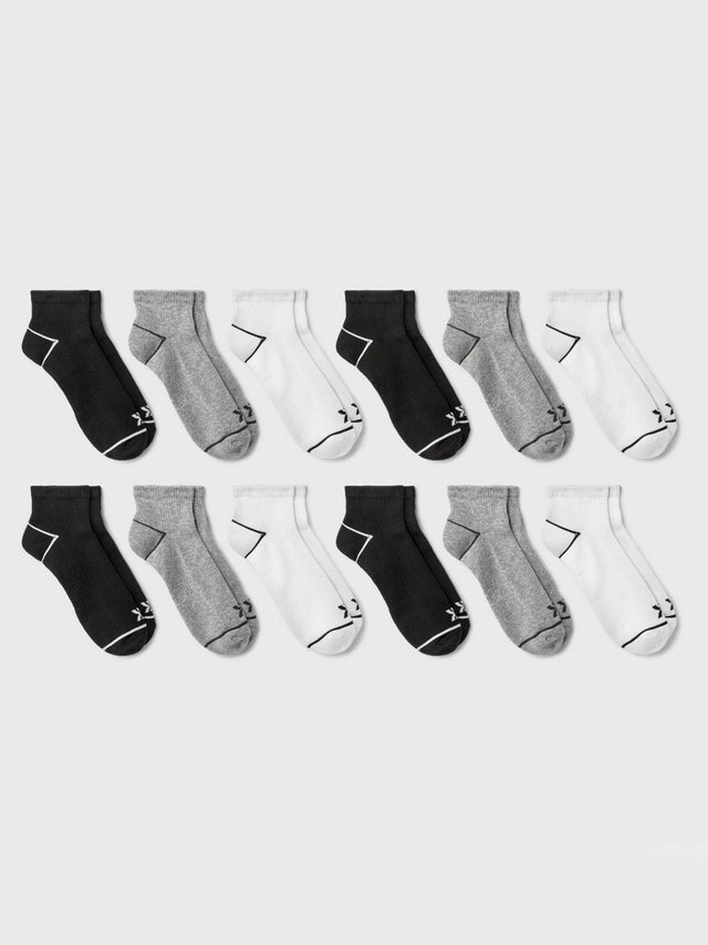 Image for Men's 7 Pairs Brand Logo Printed Socks,Multi