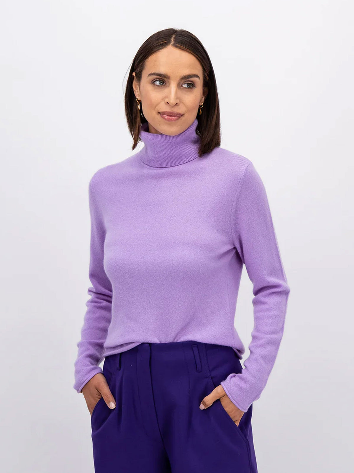 Image for Women's Plain Sweater,Purple
