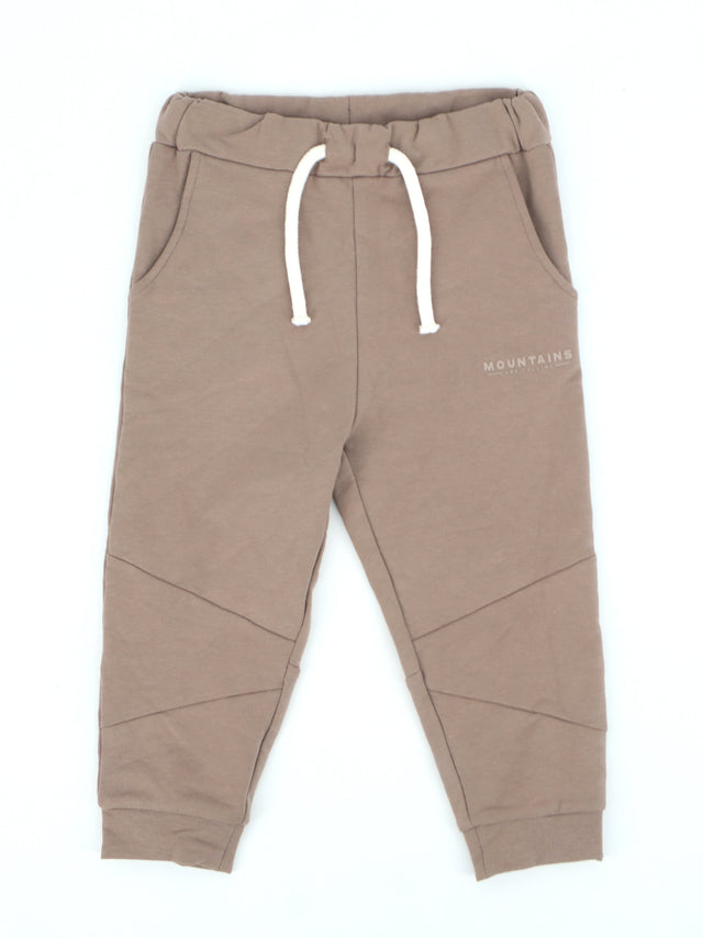 Image for Kids Boy's Printed Joggers,Beige