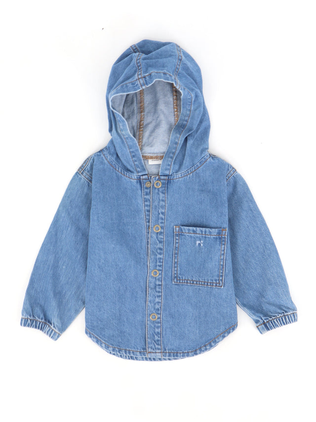 Image for Kids Girl's Buttons Up Denim Shirt,Blue