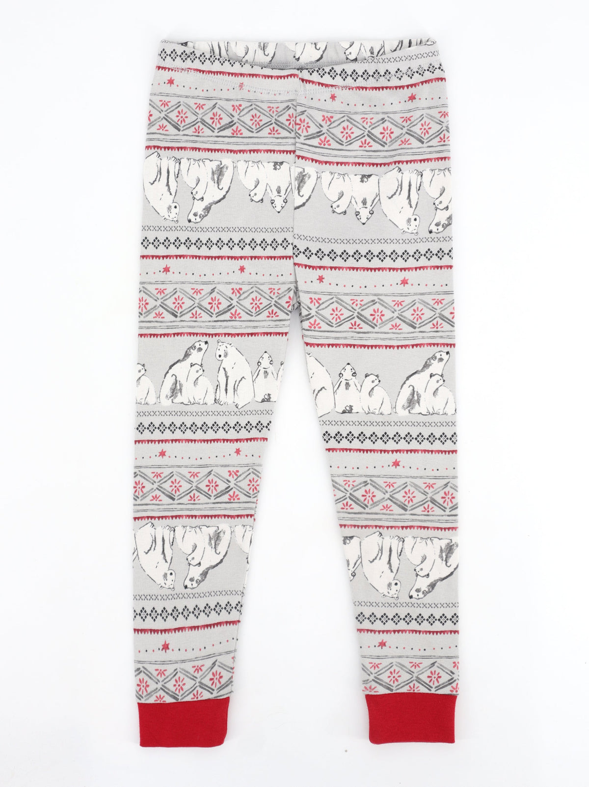 Image for Kids Girl's Graphic Printed Sleepwear Pants,Light Grey