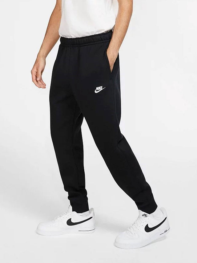 Image for Men's Brand Logo Embroidered Fleece Joggers,Black
