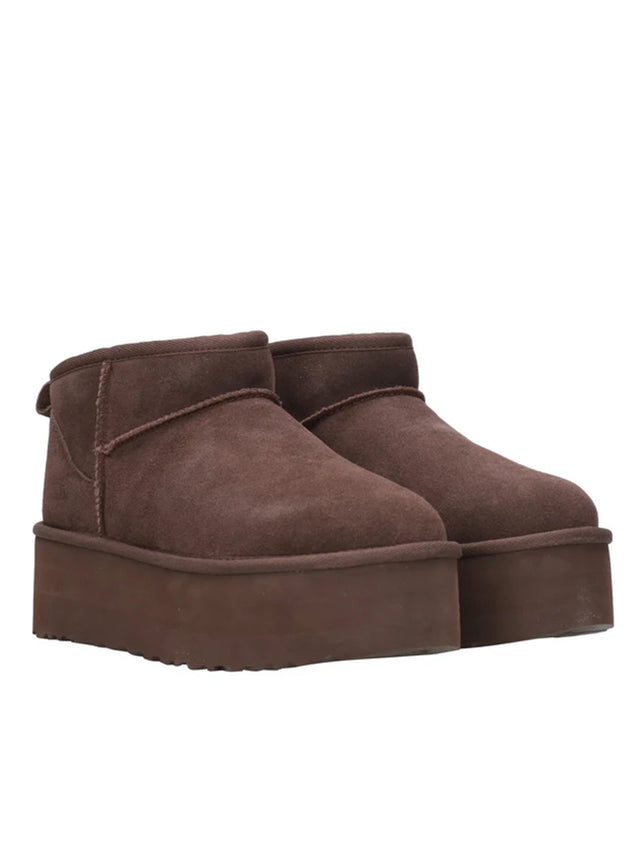 Image for Women's Plain Ankle Boots,Dark Brown