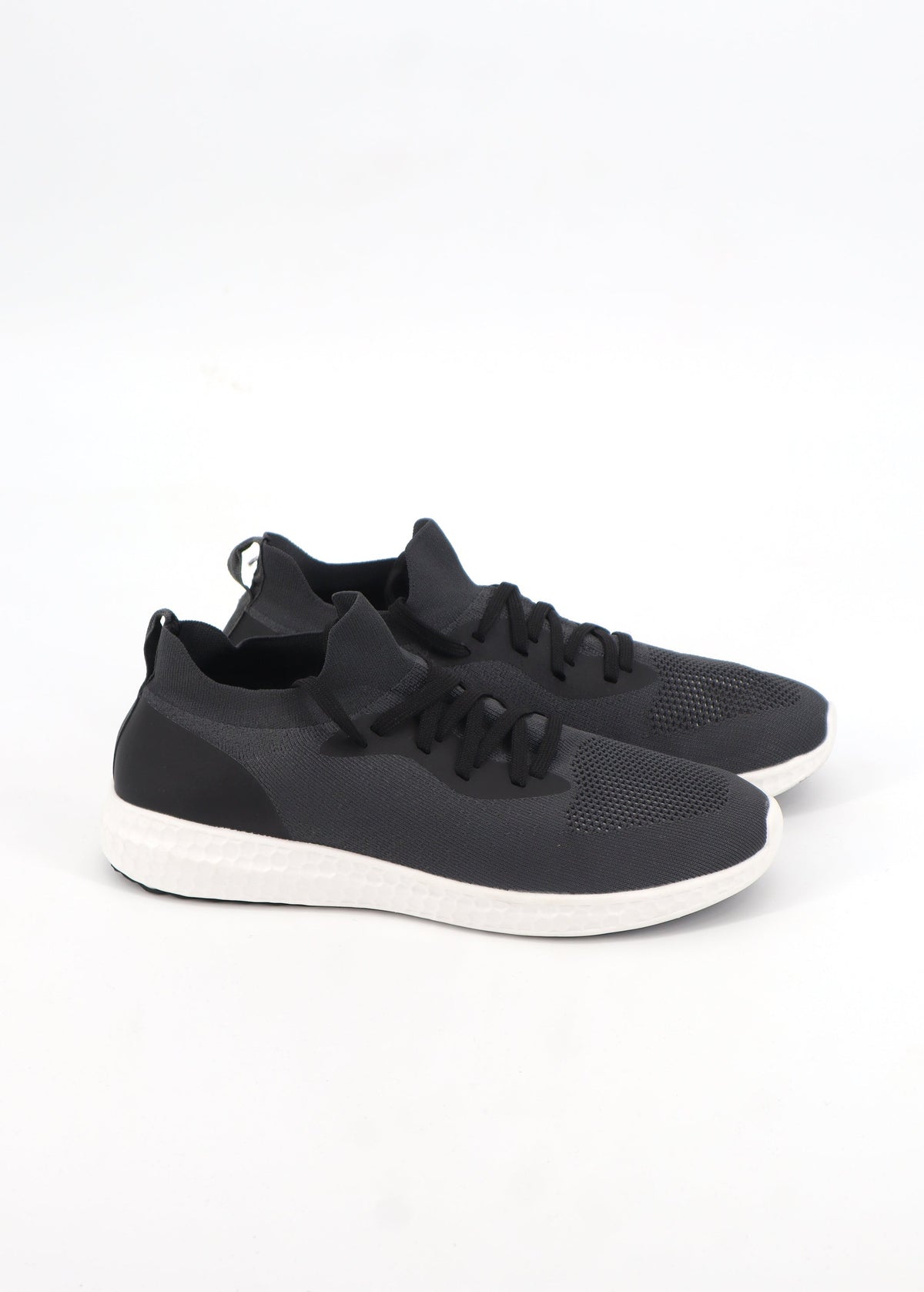 Image for Men's Textured Trainers,Dark Grey