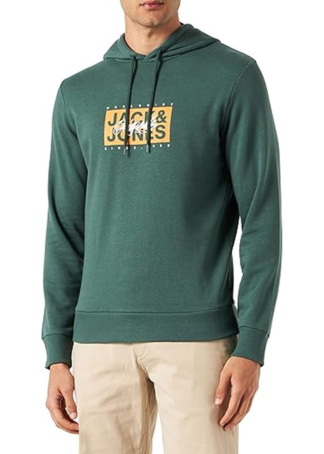 Image for Men's Printed Hoodie,Green