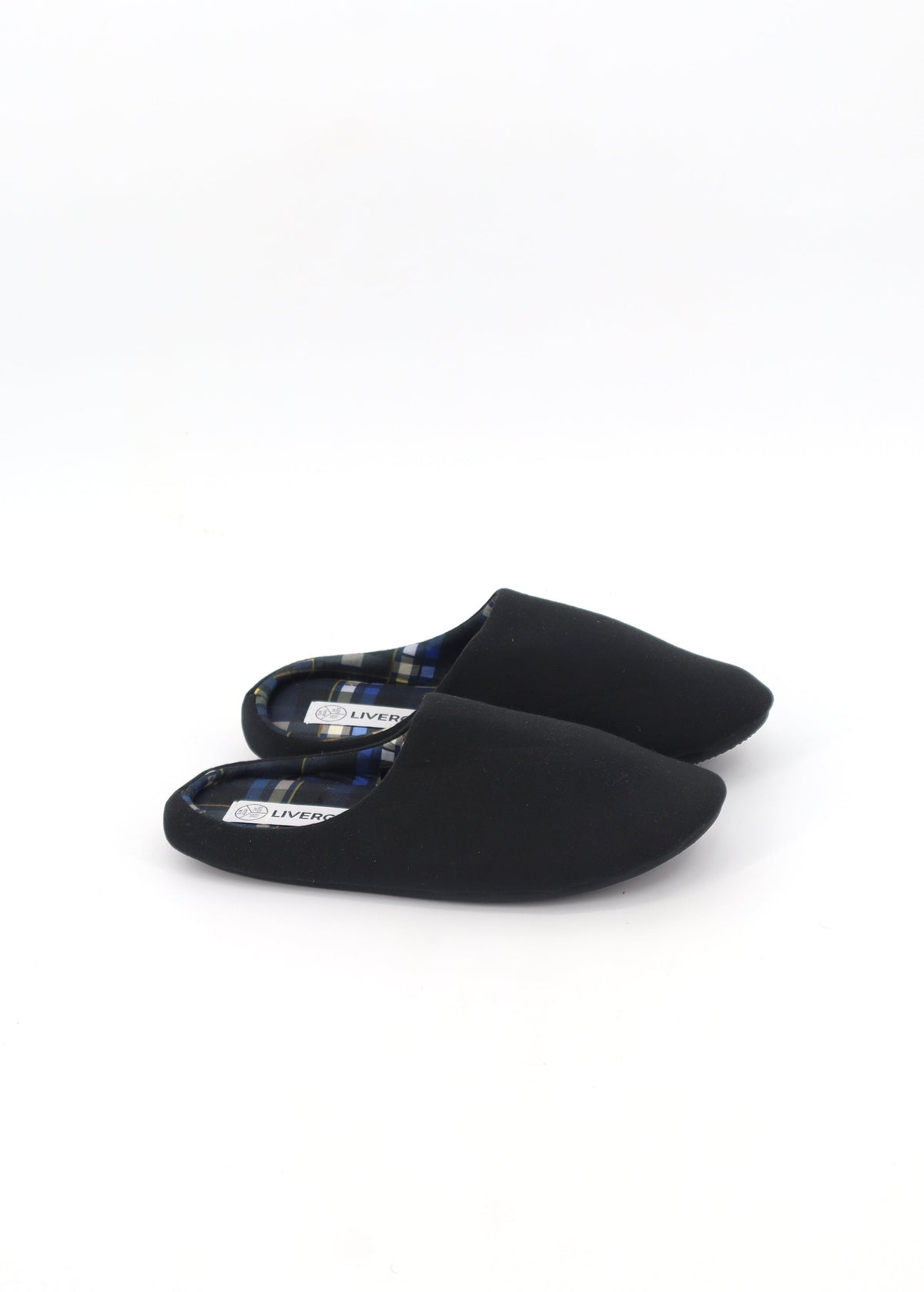 Image for Men's Plain Slippers,Black
